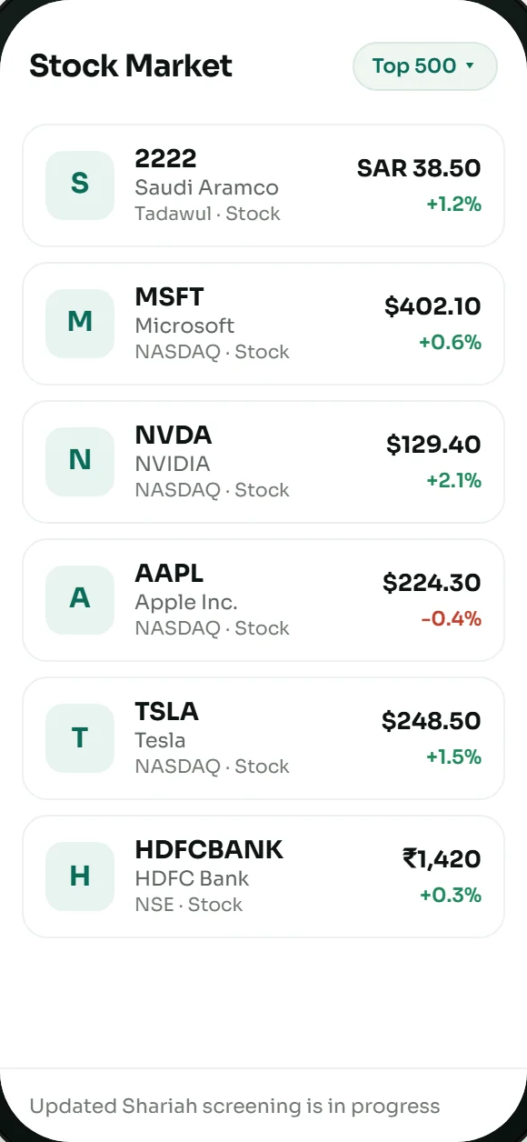 Finance hub · preview from the public product site